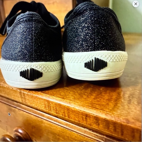 Palladium Black and White Glitter Sneakers women’s size 9 shoes - Picture 4 of 9